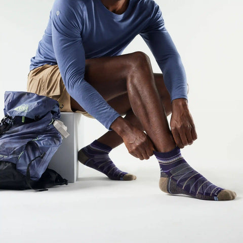 Hike Pattern Ankle Socks
