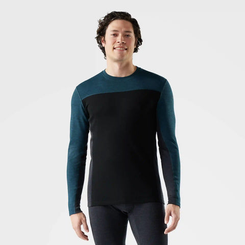 Men's Classic Thermal Merino Base Layer Colorblock Crew